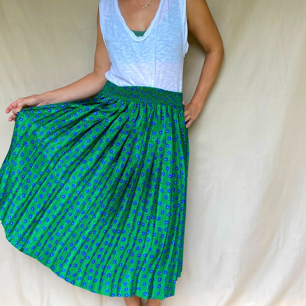 Vintage 70s / 80s Fabulous Pleated Midi Skirt